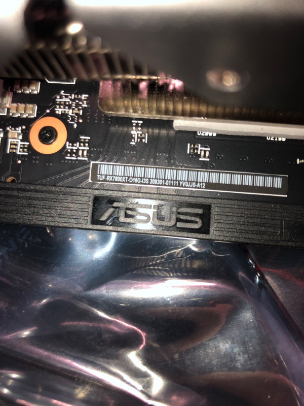 Photo 1 of ASUS TUF Gaming RX 7800 XT OC Edition 16GB GDDR6 (PCIe 4.0, 16GB GDDR6, HDMI 2.1, DisplayPort 2.1) TUF-RX7800XT-O16G-GAMING