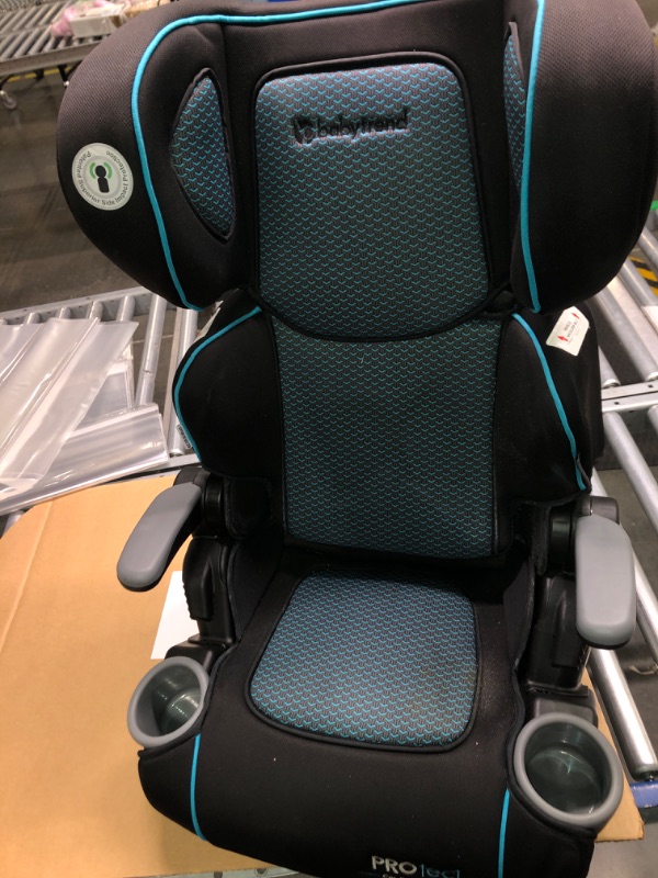 Photo 3 of Baby Trend 2-in-1 Folding Booster Car Seat - Minimum Weight 40lbs - Maximum Weight 100lbs - Height 38" - 57" - Aqua Tech - Blue