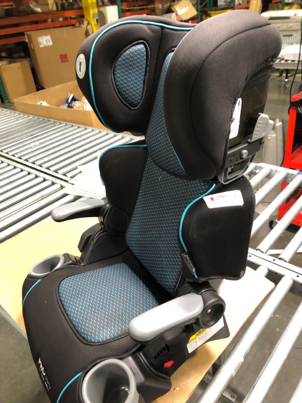 Photo 2 of Baby Trend 2-in-1 Folding Booster Car Seat - Minimum Weight 40lbs - Maximum Weight 100lbs - Height 38" - 57" - Aqua Tech - Blue