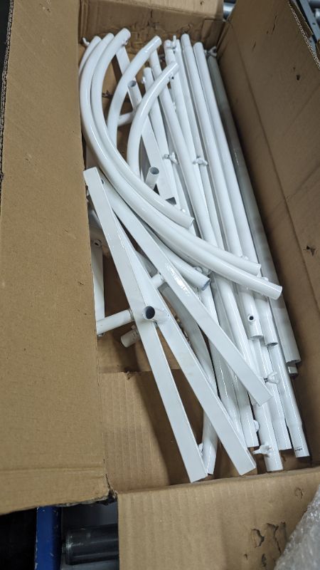 Photo 1 of Metal Wedding Arch Backdrop Stand,3-Piece Arch Backdrop Stand for Wedding Ceremony Bridal Party Birthday Party Balloon Arch Decoration(White)