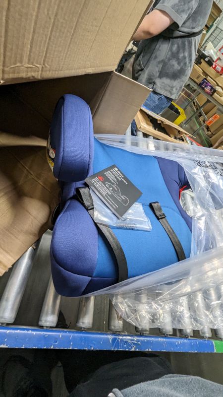 Photo 3 of Diono Solana 2 XL 2022, Dual Latch Connectors, Lightweight Backless Belt-Positioning Booster Car Seat, 8 Years 1 Booster Seat, Blue NEW! LATCH Connect Single Blue