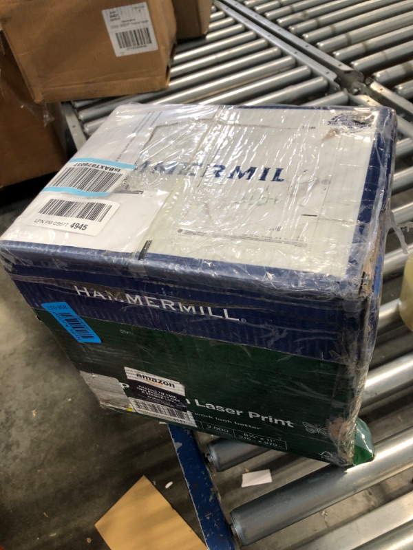 Photo 2 of Hammermill Printer Paper, Premium Laser Print 24 lb, 8.5 x 11-5 Ream (2,500 Sheets) - 98 Bright, Made in the USA, 104640C 5 Ream | 2500 Sheets Letter (8.5x11)