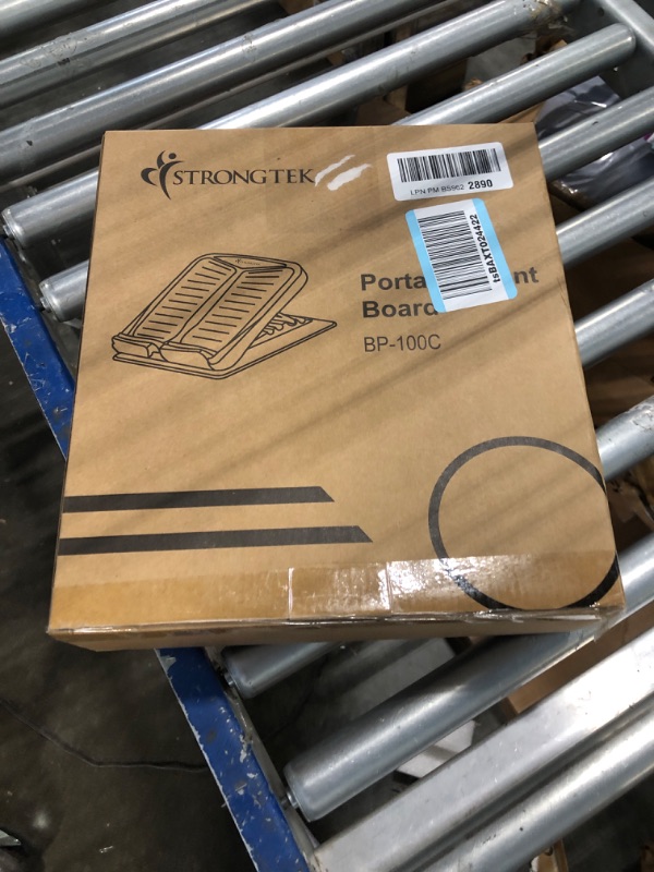 Photo 1 of StrongTek Portable Slant Board, Adjustable Incline Boards, Calf Stretcher, Foot Stool Black