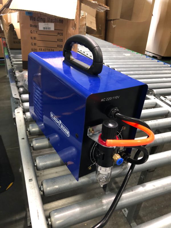 Photo 1 of PLASMARGON Plasma Cutter 60Amp Dual Voltage Air Plasma Cutter DC Inverter Cutting Machine with AG60 Cutting Torch, 1-20mm Cutting Thickness Metal Cutter IGBT Technology