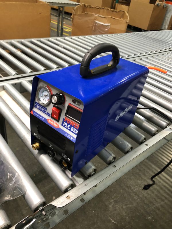 Photo 1 of PLASMARGON Plasma Cutter 60Amp Dual Voltage Air Plasma Cutter DC Inverter Cutting Machine with AG60 Cutting Torch, 1-20mm Cutting Thickness Metal Cutter IGBT Technology