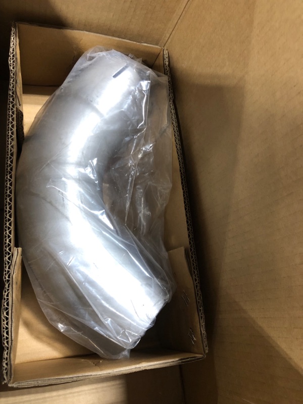 Photo 3 of EXHAUST ELBOW 90 Degree 4"ID/OD Aluminized Steel,10" each side length