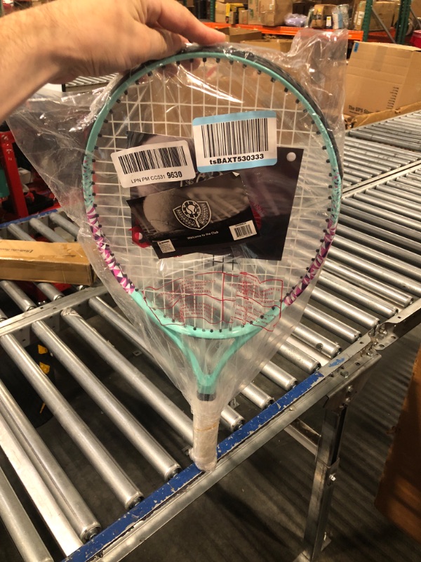 Photo 2 of Tennis Racket for Kids by Street Tennis Club. Proper Equipment Helps You Learn Faster and Play Better! Teal Pink 25