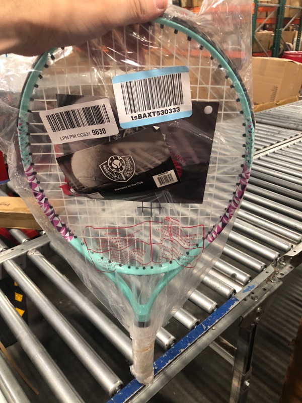 Photo 3 of Tennis Racket for Kids by Street Tennis Club. Proper Equipment Helps You Learn Faster and Play Better! Teal Pink 25