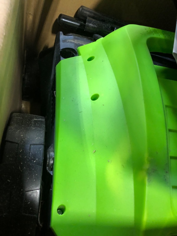 Photo 1 of SOYUS Electric Dethatcher and Scarifier with 30L Collection Bag, 13-Inch 12 Amp 2-in-1 Corded Lawn Dethatcher with 4-Postion Depth Adjustment, Quick-Fold, Increases Lawn Health