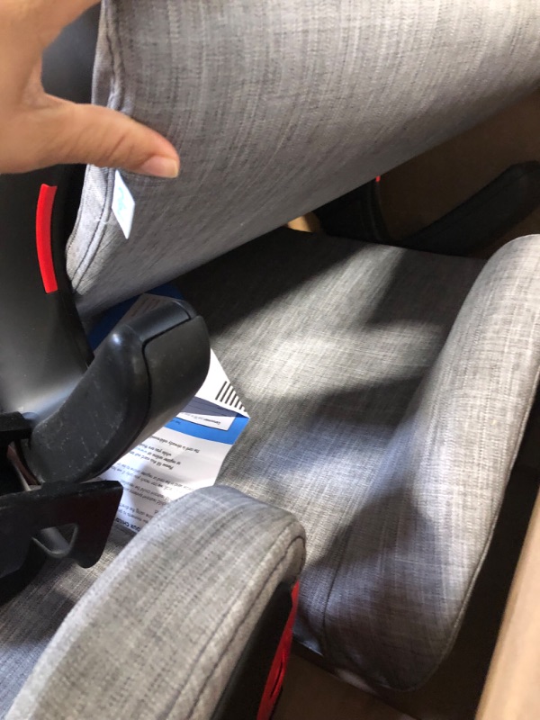 Photo 1 of Clek Oobr High Back Booster Car Seat with Rigid Latch, Thunder (Crypton C-Zero Performance Fabric)