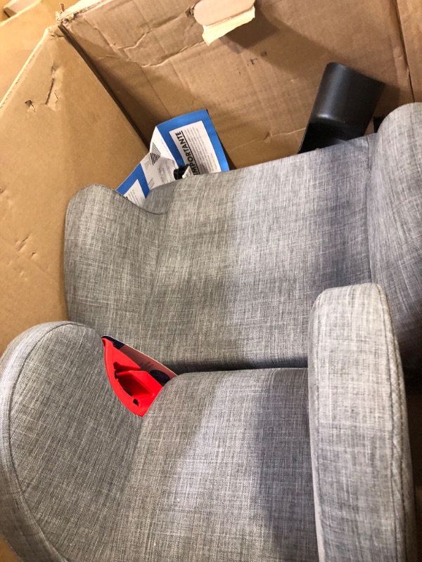 Photo 1 of Clek Oobr High Back Booster Car Seat with Rigid Latch, Thunder (Crypton C-Zero Performance Fabric)