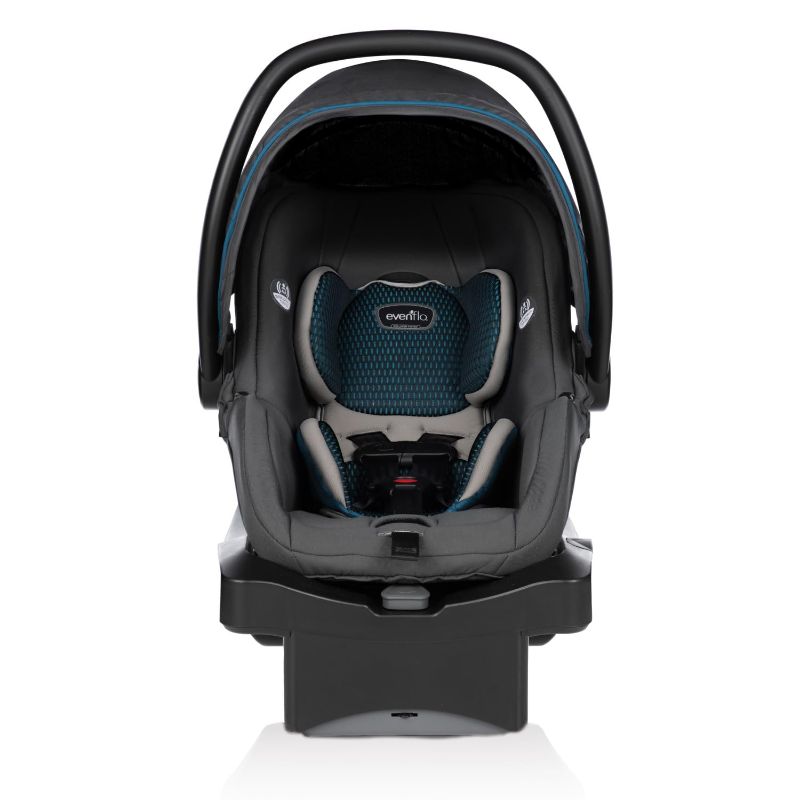 Photo 1 of Evenflo LiteMax DLX Infant Car Seat with FreeFlow Fabric, SafeZone and Load Leg Base
***Factory sealed***I opened box to take pictures. Brand new item
