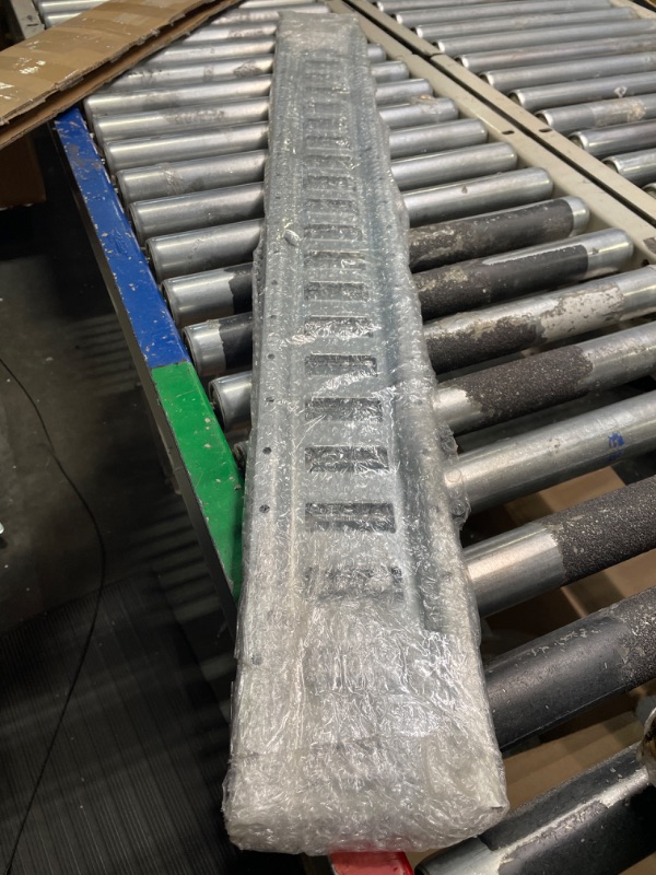 Photo 4 of E Track Rail - 4 ft / 2 Pack - Horizontal - Galvanized - Etrack Tiedown Rail - e-Track Trailer Packages Load System - Truck Bed tiedown Anchors Rails