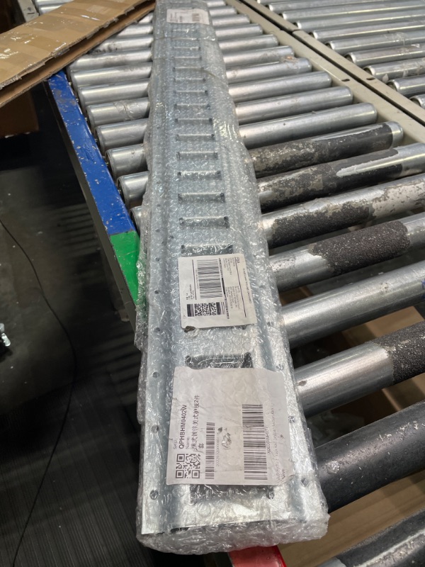 Photo 2 of E Track Rail - 4 ft / 2 Pack - Horizontal - Galvanized - Etrack Tiedown Rail - e-Track Trailer Packages Load System - Truck Bed tiedown Anchors Rails