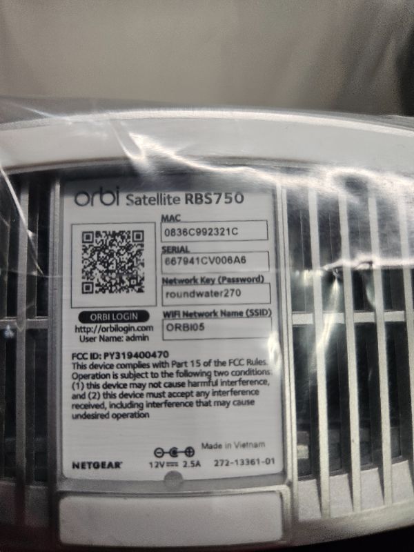 Photo 6 of NETGEAR Orbi Quad-Band WiFi 6E Mesh System (RBKE963), Router with 2 Satellite Extenders, Coverage up to 9,000 sq. ft, 200 Devices, 10 Gig Internet Port, AXE11000 802.11 Axe (Up to 10.8Gbps) WiFi 6E | 3-Pack