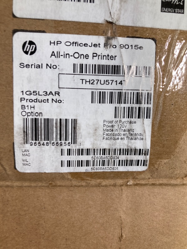 Photo 1 of HP OfficeJet Pro 9015e Wireless Color All-in-One Printer with 6 Months Free Ink (1G5L3A) (Renewed Premium)