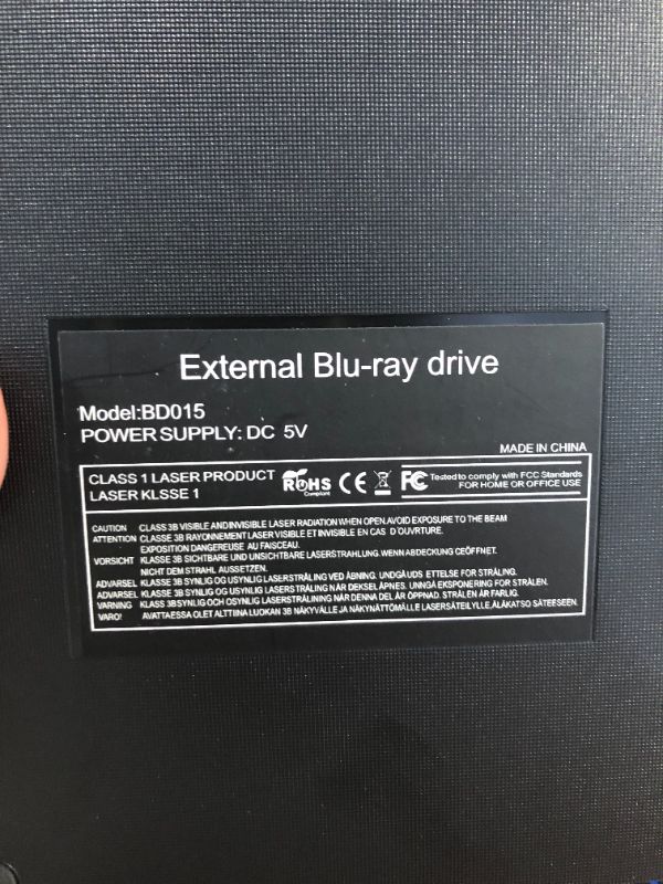 Photo 5 of 5 in 1 External Blu-ray Drive, USB 3.0 Type-C Slim Optical External Bluray DVD Burner with SD/TF Card Reader 2 USB 3.0 Hubs Compatible with Windows XP/7/8/10 MacOS MacBook Laptop and Desktop