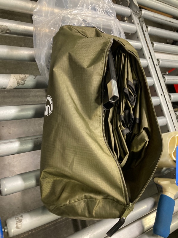 Photo 1 of Foldable Camping Cot, Durable Travel Tent Cot, Ultralight for Backpacking, Summer Hiking, Mountaineering, Easy to use for Woman & Man, Comes with Storage Bag(Green)