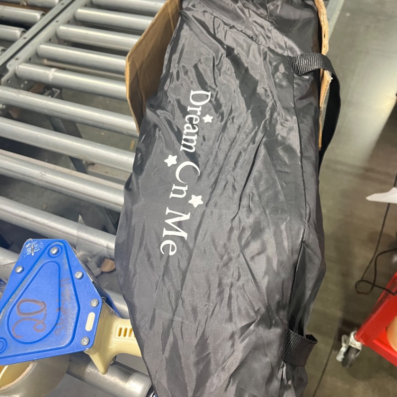 Photo 1 of Dream On Me Zodiak Portable Playard in Black, Lightweight, Packable and Easy Setup Baby Playard, Breathable Mesh Sides and Soft Fabric - Comes with a Removable Padded Mat Black Small (Pack of 1)