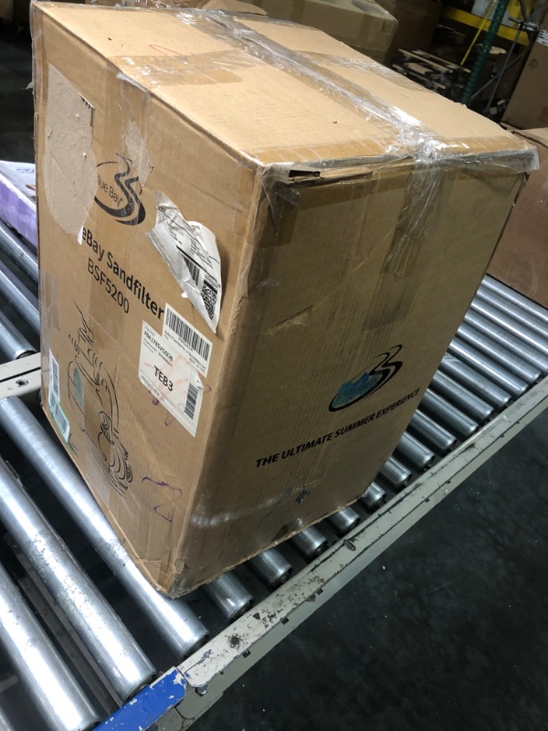 Photo 1 of BlueBay Sand Filter Pump for Above Ground Pool,13" Pool Sand Filter 1/3HP, 1850GPH, up to 10000 Gallons, 7-Way Valve, Easy Installation, Gray 13in