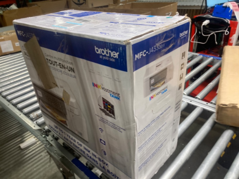 Photo 1 of Brother MFC-J4335DW INKvestment-Tank All-in-One Color Printer with Duplex and Wireless Printing Plus Up to 1-Year of Ink in-Box