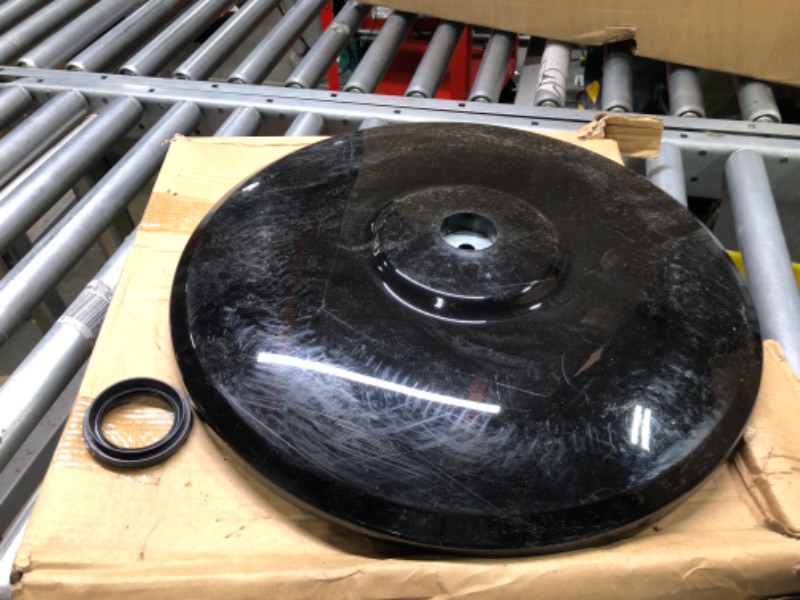 Photo 4 of 16" circular black base 