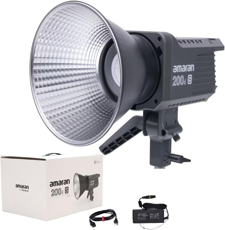 Photo 1 of Aputure Amaran 200d S Led Video Light 200w Daylight-Balanced LED Monolight 5600K Bowens Mount LED Photography Lighting Kit with App Control for Photography,filmaking,Interviews,Live Streaming