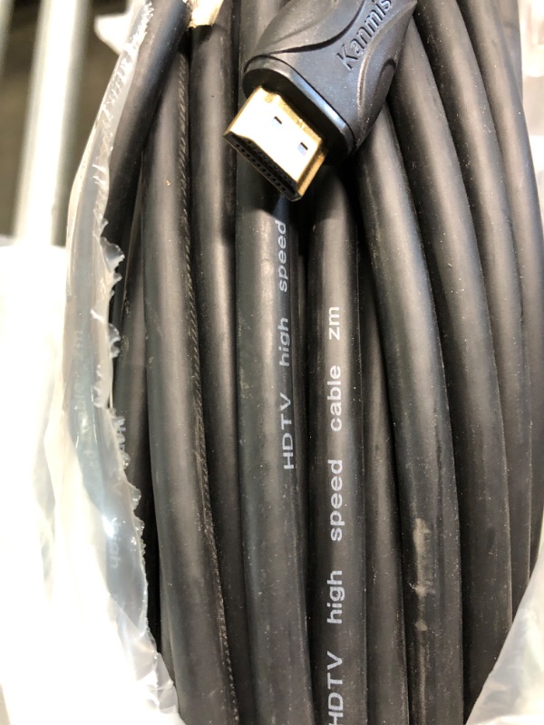 Photo 1 of 4K HDMI Cable 20ft, High Speed Hdmi 2.0 Cables &4K@60Hz 2K 1080P, Ultra High Speed Gold Plated Connectors hdmi Cord, Compatible with Playstation Arc PS3 PS4 PC HDTV…