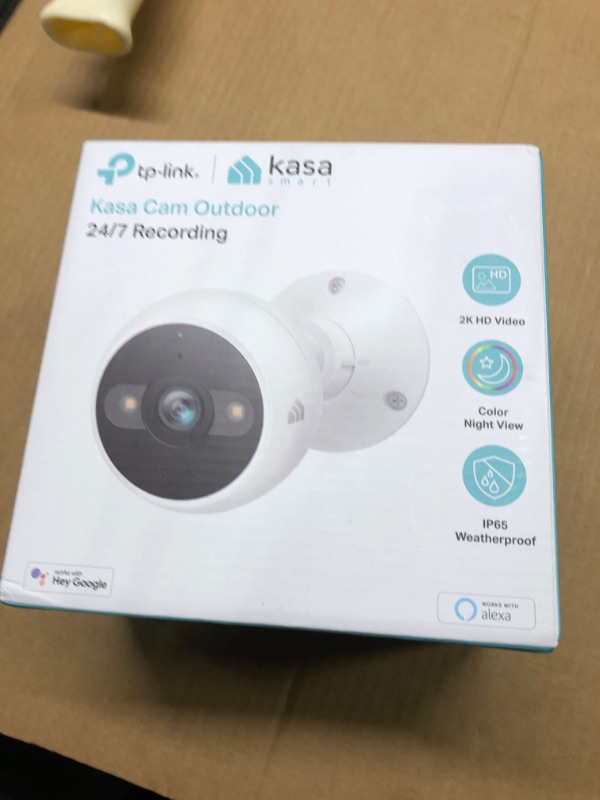 Photo 2 of Kasa 4MP 2K Security Camera Outdoor Wired, IP65, Starlight Sensor & 98 Ft Night Vision, Motion/Person Detection, 2-Way Audio w/Siren, Cloud/SD Card Storage, Alexa &Google Assistant Compatible(KC420WS)