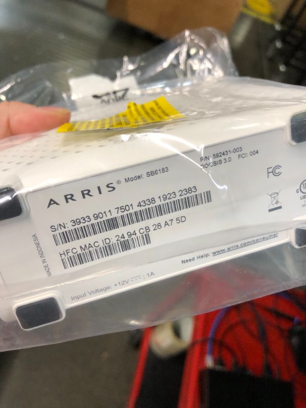 Photo 4 of ARRIS Surfboard SB6183 DOCSIS 3.0 Cable Modem (400 Mbps Max Internet Speed) & W21 AX6600 WiFi 6 Mesh Ready Router Bundle (WiFi Coverage up to 2,750 sq ft) | Mesh with Your Cable Internet DOCSIS 3.0 Modem + AX6600 Mesh Router