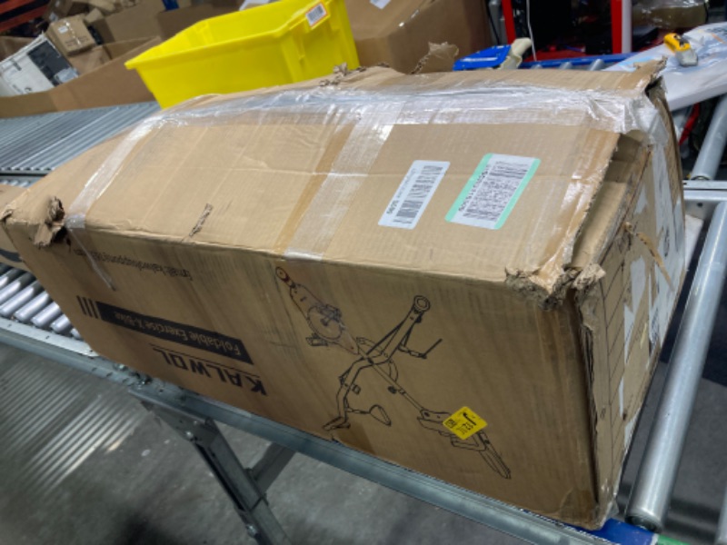 Photo 1 of Folding Exercise Bike, 5-in-1 Foldable Stationary Bike Upgraded 16-level Magnetic Resistance 10DB Near-silent Bike Upright Indoor Exercise Bike for Home with Arm Resistance Band, Back Support Cushion