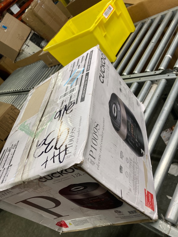 Photo 2 of CUCKOO CRP-P1009SB | 10-Cup (Uncooked) Pressure Rice Cooker | 12 Menu Options: Quinoa, Oatmeal, GABA/Brown Rice & More, Made in Korea | Black/Copper Black 10 cups