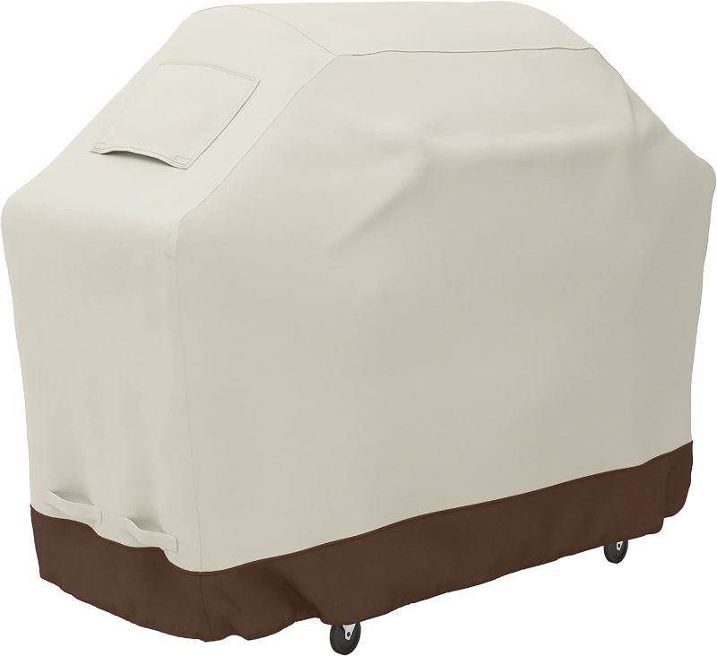 Photo 1 of Amazon Basics Gas Grill Barbecue Cover, 60 inch, Medium, Beige