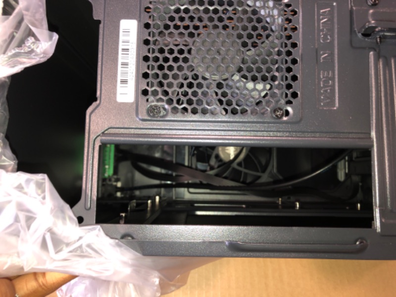 Photo 1 of ATX PC Case Pre-Install 1x120MM Fan+1x80MM Fan, Support 5.25" ODD, Computer Case with USB 3.0, Classic Retro Design Desktop ATX Case, Black,852