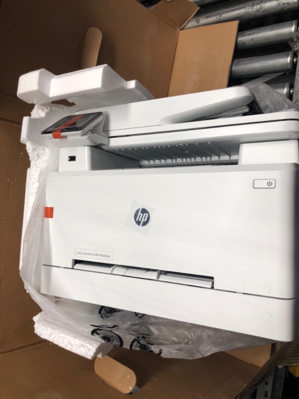 Photo 2 of HP Color LaserJet Pro M283fdw Wireless All-in-One Laser Printer, Remote Mobile Print, Scan & Copy, Duplex Printing, Works with Alexa (7KW75A)