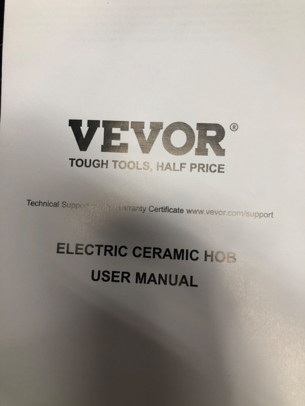 Photo 1 of Ceramic Electric Stove Top VEVOR