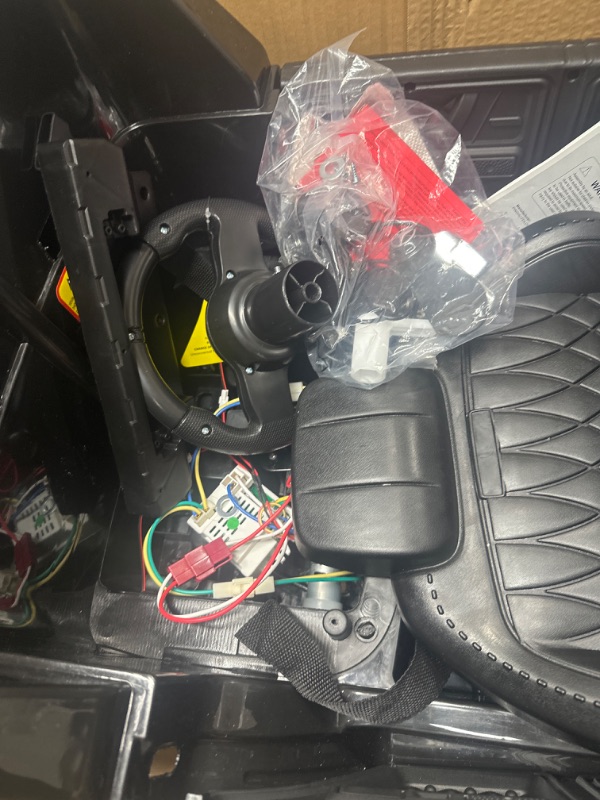 Photo 1 of **PARTS ONLY** Hetoy 12V Kids Ride On Car, Licensed Mercedes-Benz G63 Electric Vehicles w/Parent Remote Control, Spring Suspension, 3 Speeds, LED Lights, Music, 4 Wheeler Battery Powered Kids Electric Car, Black