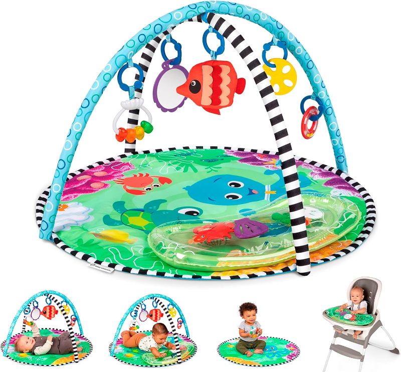 Photo 1 of Baby Einstein Sea Floor Explorers 2-in-1 Water Mat Portable Tummy Time Activity Play Gym
