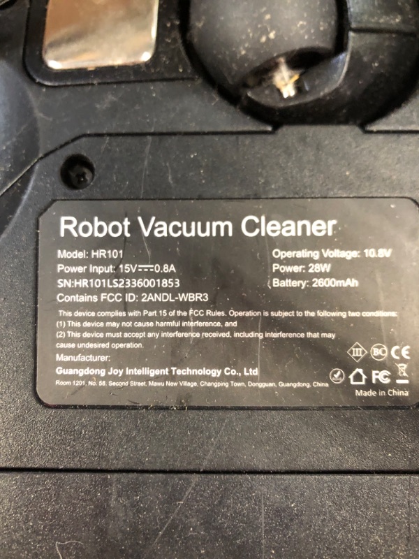 Photo 5 of **USED FOR PARTS** Robot Vacuum and Mop Combo, 3 in 1 Mopping Robotic Vacuum with Schedule, App/Bluetooth/Alexa, 1600Pa Max Suction, Self-Charging Robot Vacuum Cleaner, Slim, Ideal for Hard Floor, Pet Hair, Carpet