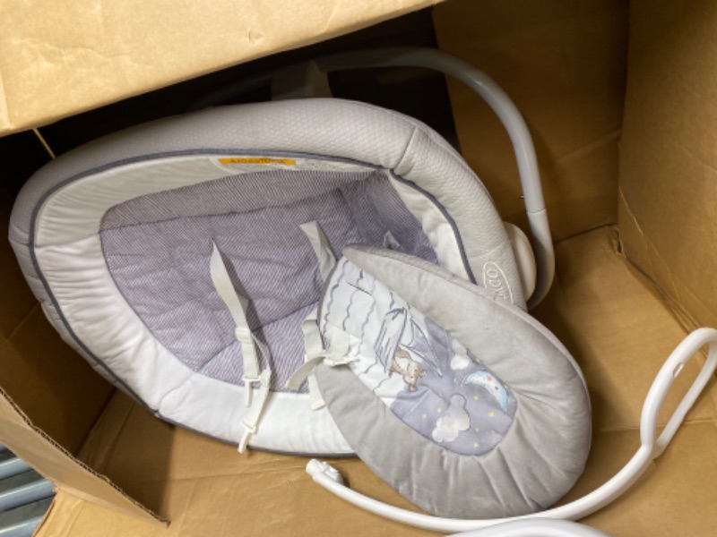 Photo 3 of **Used and missing power cable** Graco, Soothe My Way Swing with Removable Rocker, Madden