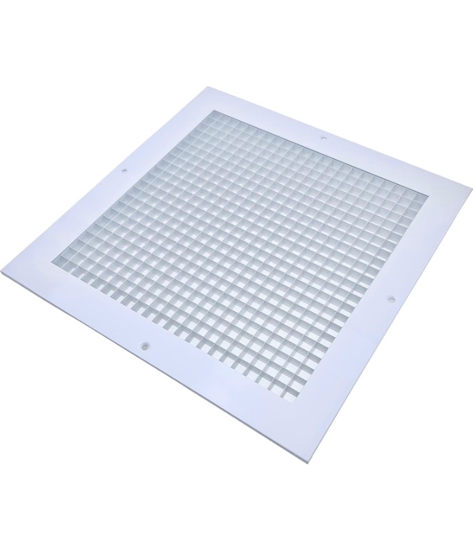 Photo 1 of 20" x 20"Cube Core Eggcrate Return Air Grille Aluminum Return Grille HVAC Vent Duct Cover White[Outer Dimensions: 21.5" x 21.5] (20 * 20)