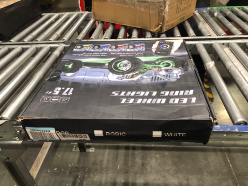 Photo 1 of LuminShack 17.5inch RGB LED Wheel Lights, Wheel Lights for Truck Bluetooth Control w/Turn Signal and Braking Function can Controlled by Remote and APP