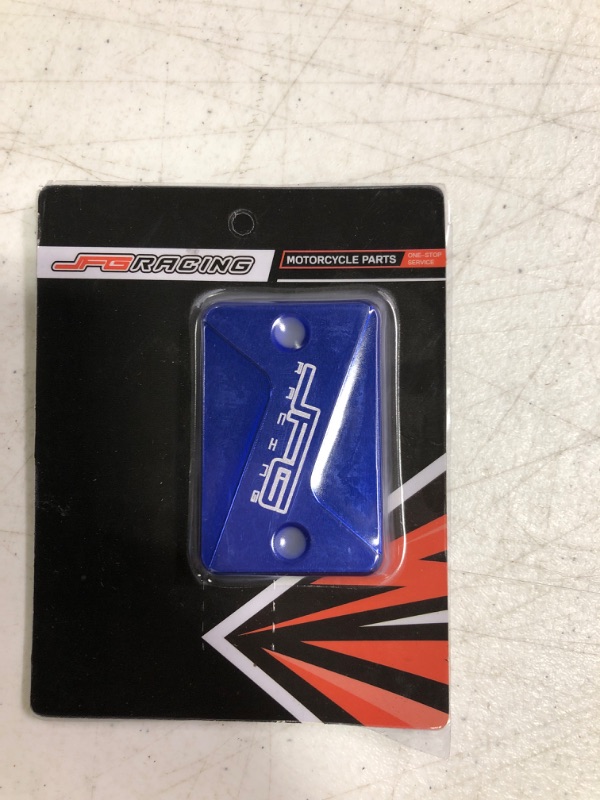 Photo 1 of Motorcycle Front Brake Fluid Reservoir Cover Cap For Raptor700/250, XT250/X, WR250R/X, YFZ450 Dirt Bike ATV, BLUE Blue Front Brake Fluid Reservoir Cover_3