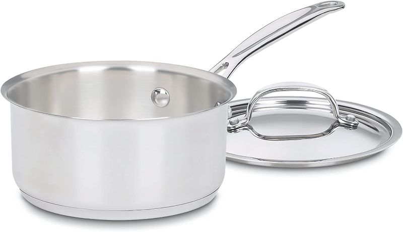 Photo 1 of 
Cuisinart uart Saucepan w/Cover, Chef's Classic Stainless Steel Cookware Collection, 
