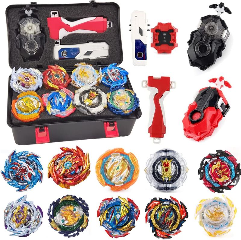 Photo 1 of Bey Battling Top Burst Gyros Toy Set Toy Gift for Children Boys Ages 6 8 10 12+ Combat Battling Game 10 Burst Spinning Tops