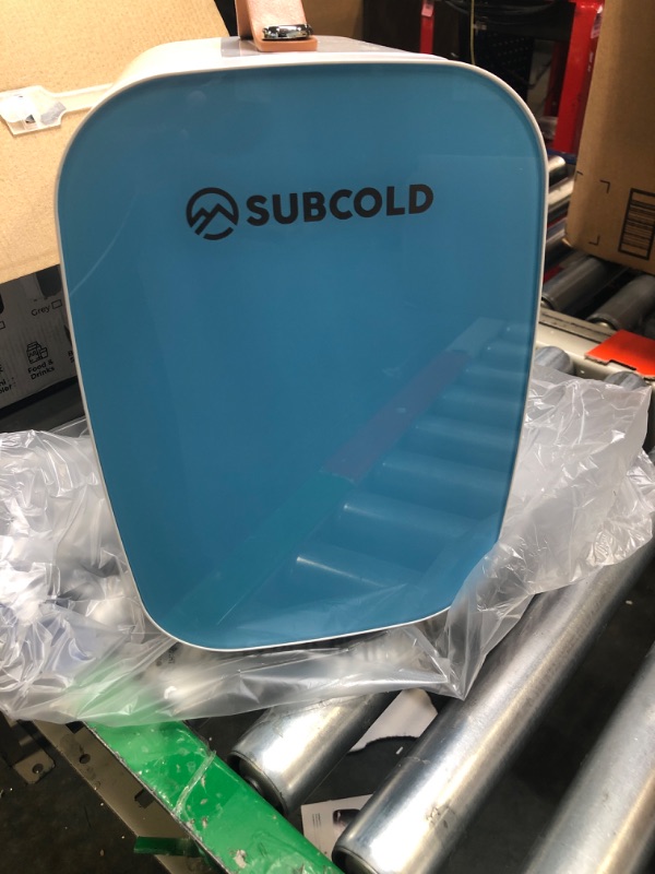 Photo 3 of Subcold Pro6 Luxury Mini Fridge Cooler 6 Litre / 8 Cans AC & Exclusive USB Power Option Small Portable Fridge For The Office, Bedroom, Car, Skincare & Cosmetics Blue