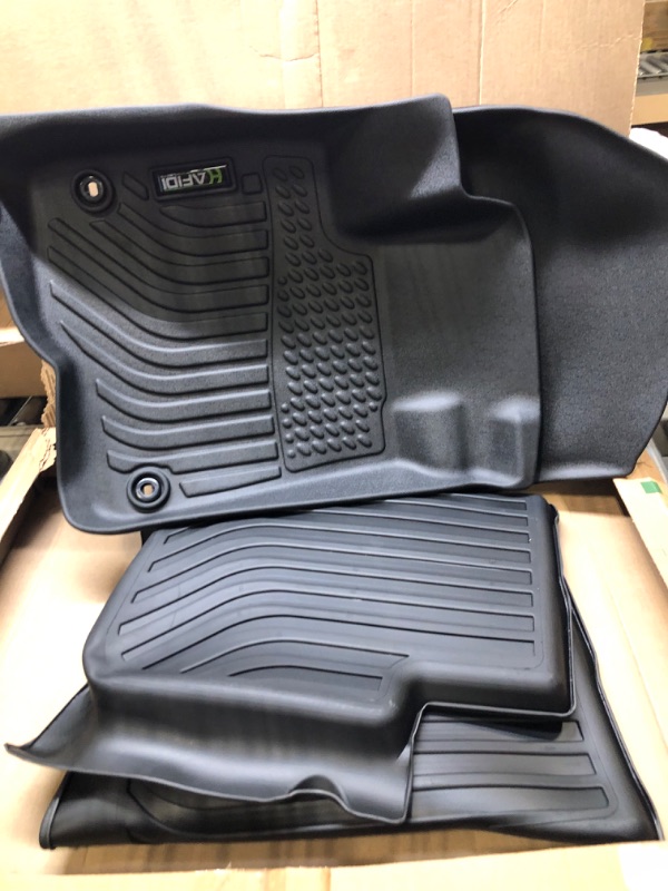 Photo 1 of HAFIDI® Floor Mats Custom for Honda CR-V 2023 2024 & CR-V Hybrid 2023 2024 All Weather Protection TPE Anti-Slip Automotive Floor Liners, Fits 1st & 2nd Row Full Set CRV 2023 2024 Accessories, Black CRV 2023 2024 & CRV Hybrid 2023 2024