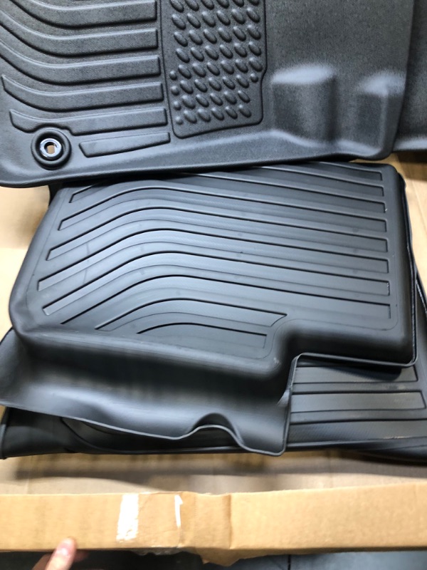 Photo 1 of HAFIDI® Floor Mats Custom for Honda CR-V 2023 2024 & CR-V Hybrid 2023 2024 All Weather Protection TPE Anti-Slip Automotive Floor Liners, Fits 1st & 2nd Row Full Set CRV 2023 2024 Accessories, Black CRV 2023 2024 & CRV Hybrid 2023 2024