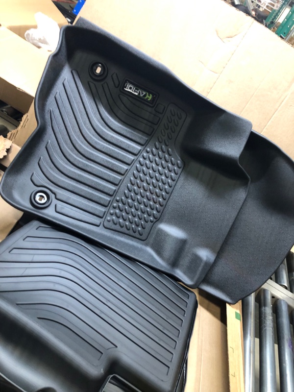 Photo 1 of HAFIDI® Floor Mats Custom for Honda CR-V 2023 2024 & CR-V Hybrid 2023 2024 All Weather Protection TPE Anti-Slip Automotive Floor Liners, Fits 1st & 2nd Row Full Set CRV 2023 2024 Accessories, Black CRV 2023 2024 & CRV Hybrid 2023 2024