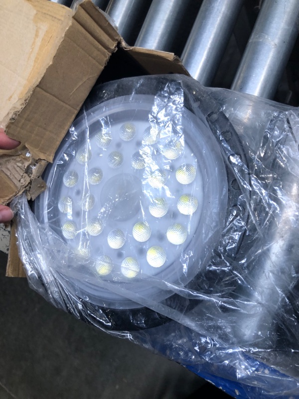 Photo 4 of 
HYPERLITE 255W UFO LED High Bay Light 2pack, 35700lm High Bay Lighting with ETL Listed, Non-Dim, AC 120V, Commercial Warehouse